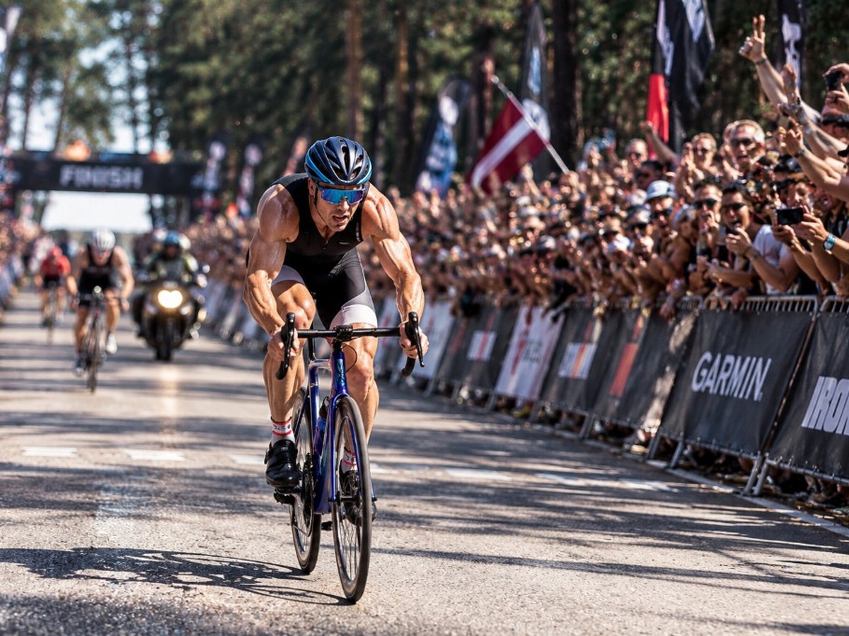 Martin Urga cycling at Ironman